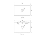 Laguna Mark II 750mm Matte White Wall Hung Vanity