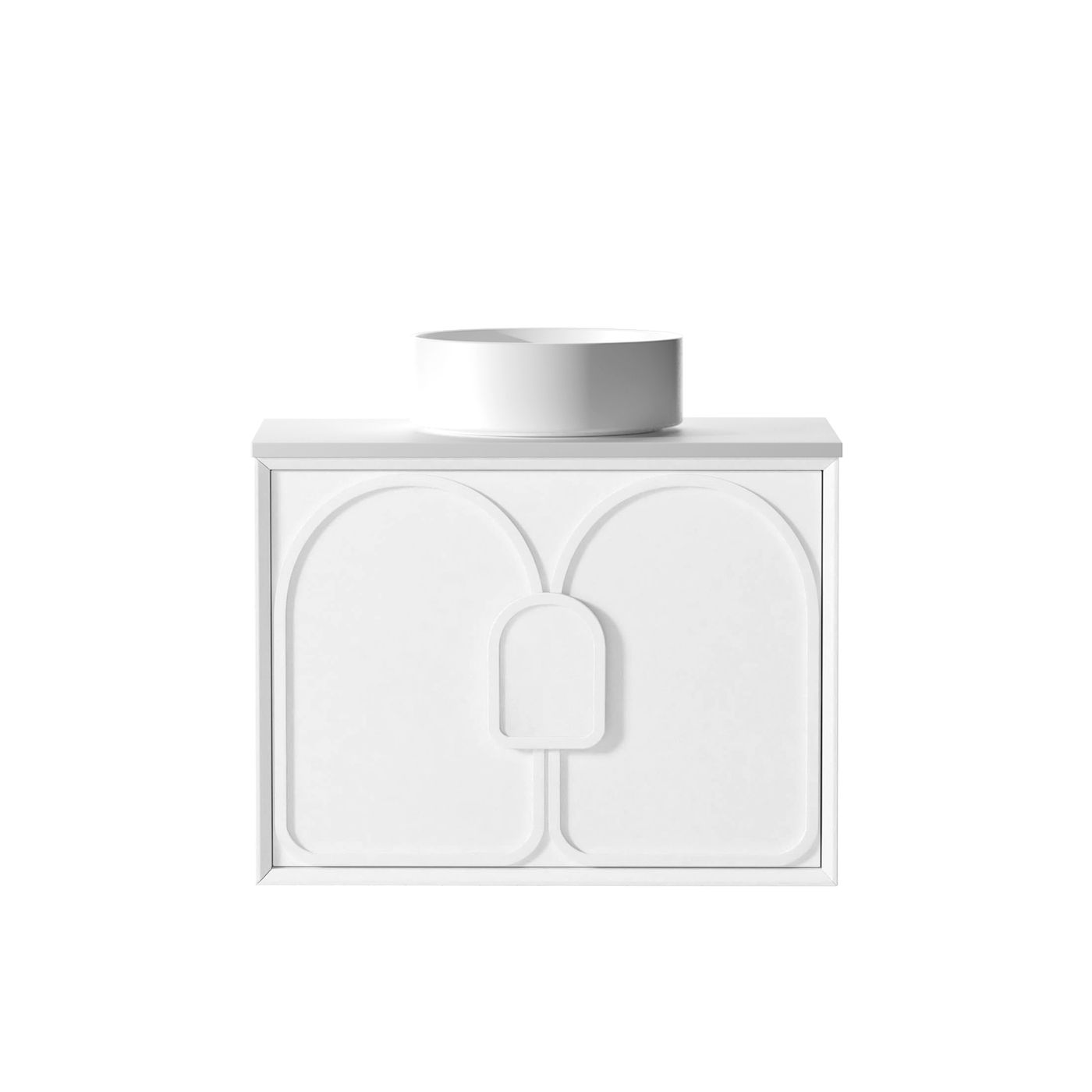 Laguna Mark II 750mm Matte White Wall Hung Vanity