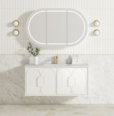 Laguna Mark II 1200mm Matte White Wall Hung Vanity