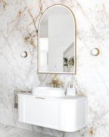 LED Archie 1200(H)x800(W) Gold Metal Frame Mirror