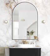 LED Archie 1500(H)x1000(W) Black Metal Frame Mirror