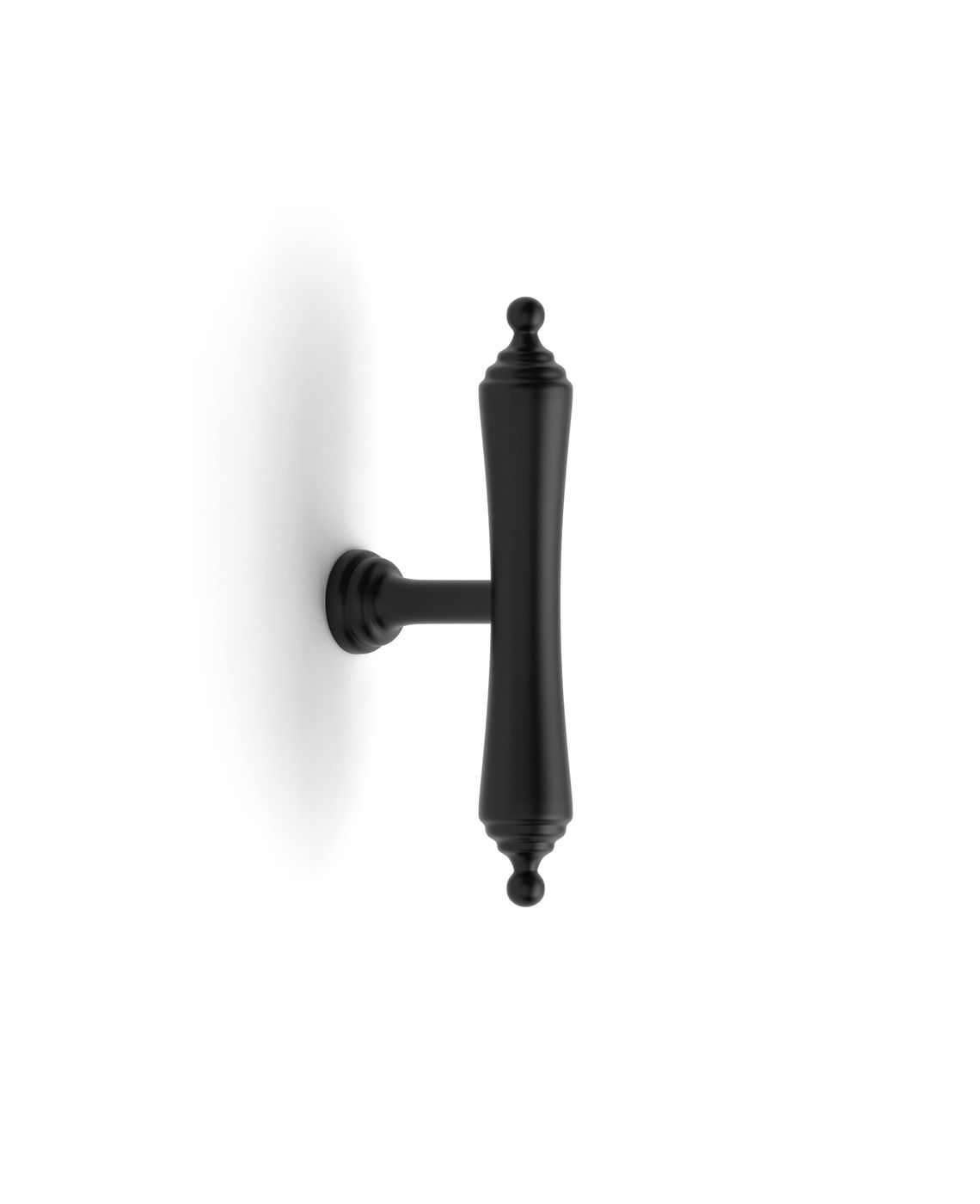 Heirloom - 80mm Matte Black Handle (Premium Solid Brass Construction)