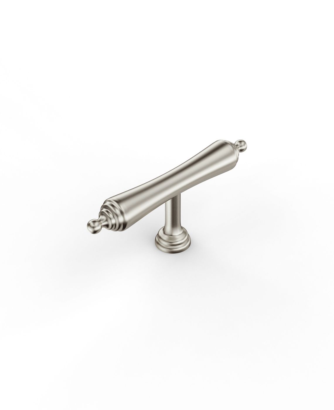 Heirloom - 80mm Brushed Nickel Handle (Premium Solid Brass Construction)