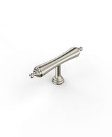 Heirloom - 80mm Brushed Nickel Handle (Premium Solid Brass Construction)