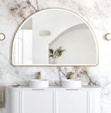 LED Moonlight Archie 1000(H)x1500(W) Gold Metal Frame Mirror