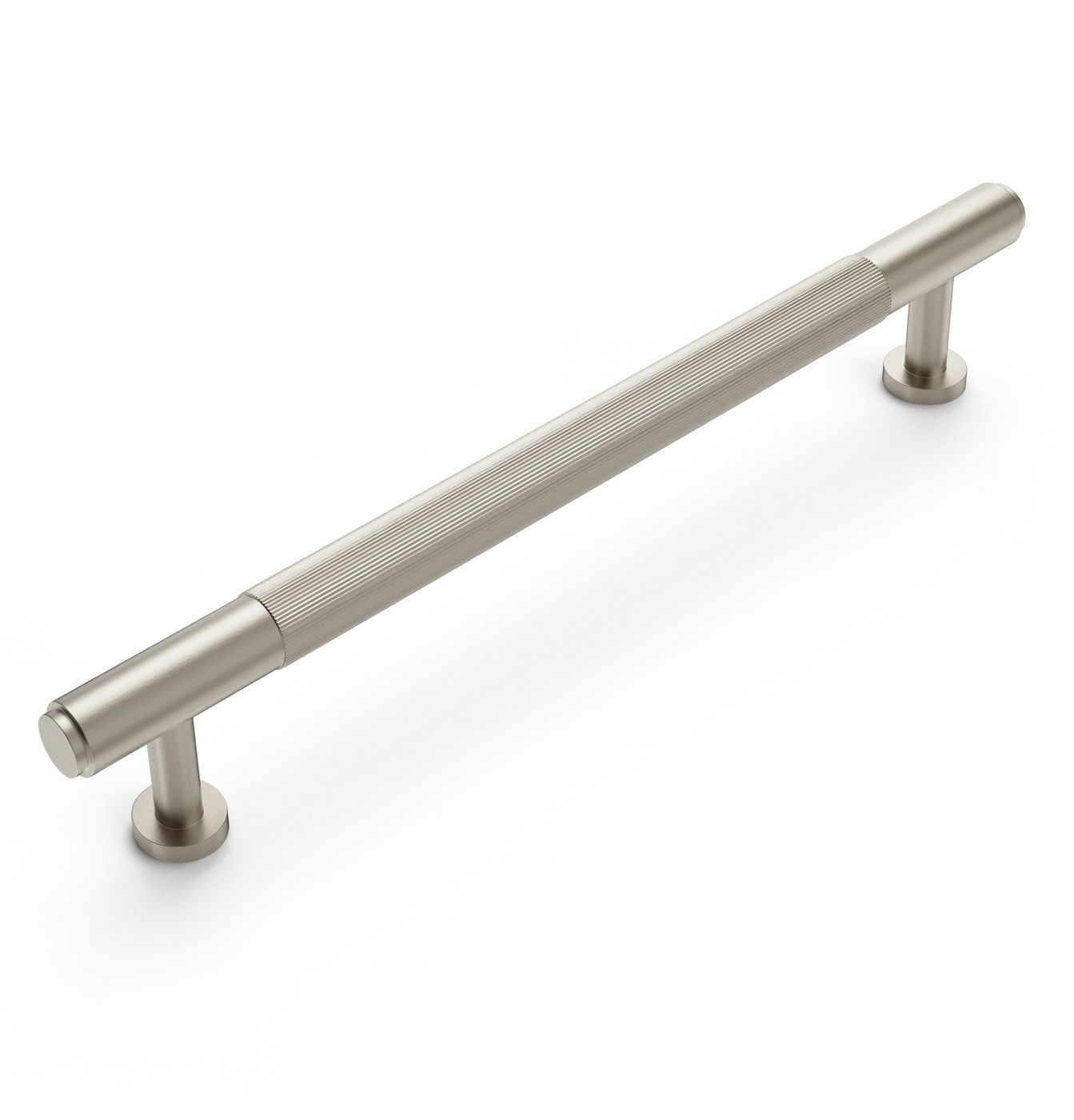 Soho - 291mm Brushed Nickel Handle (Premium Solid Brass Construction)