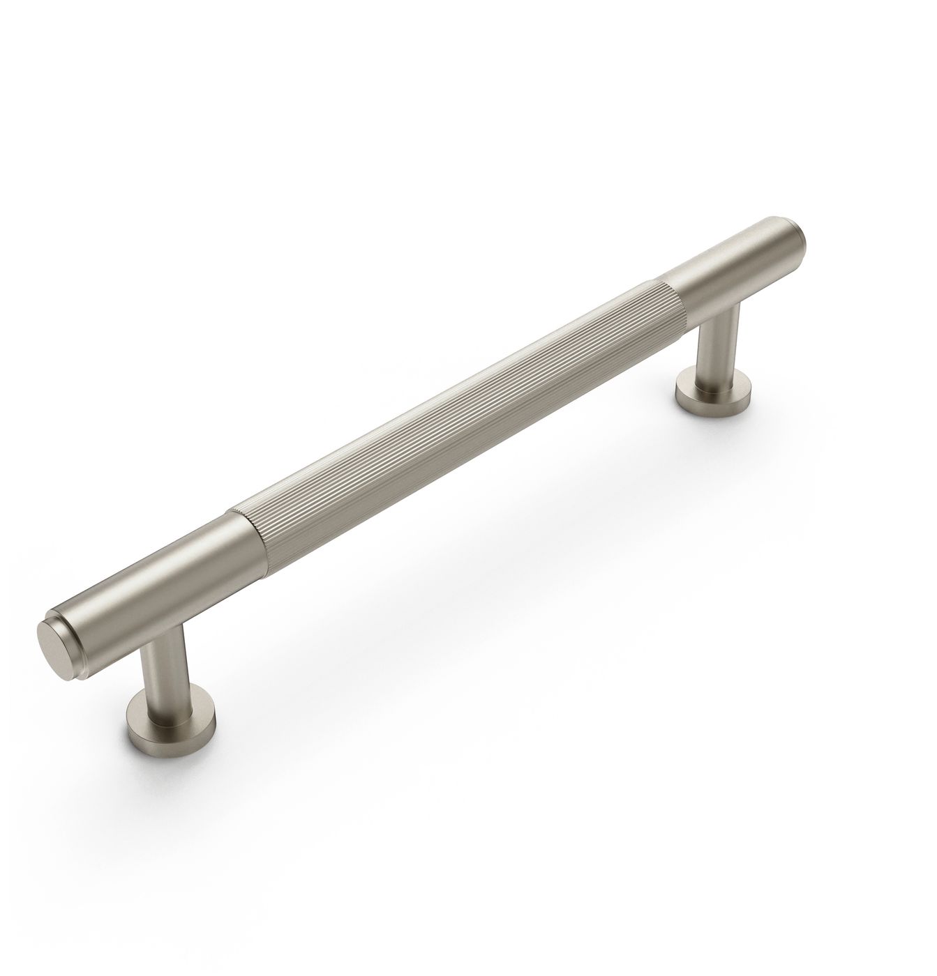 Soho - 165mm Brushed Nickel Handle (Premium Solid Brass Construction)