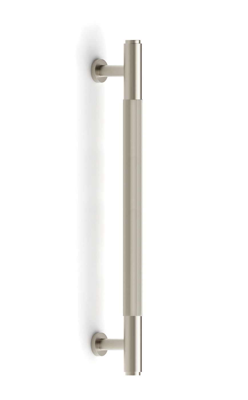Soho - 195mm Brushed Nickel Handle (Premium Solid Brass Construction)