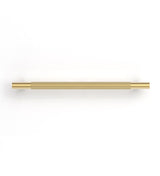 Nord - 235mm Brushed Brass Handle (Premium Solid Brass Construction)