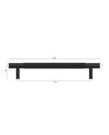 Nord - 200mm Matte Black Handle (Premium Solid Brass Construction)