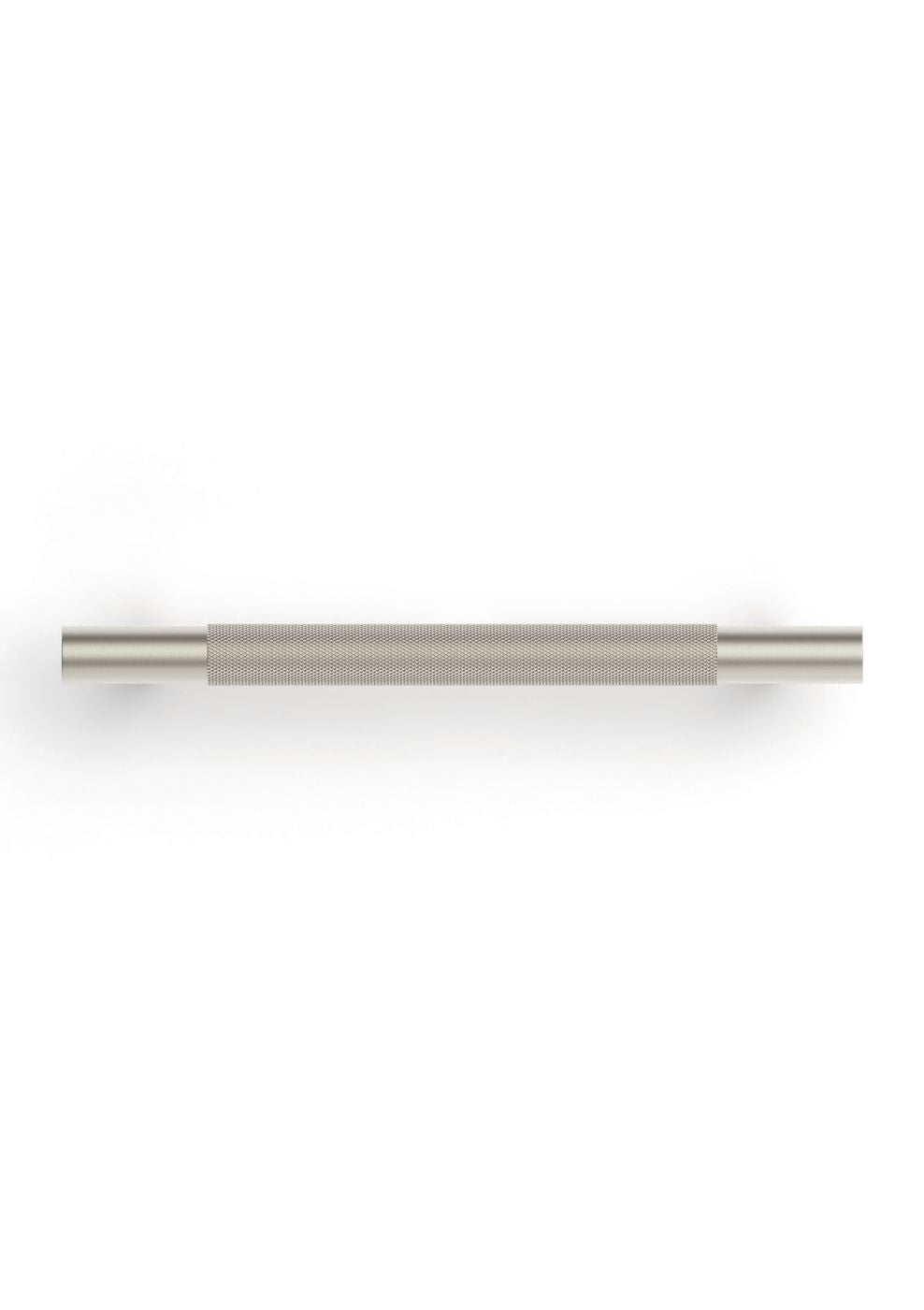 Nord - 165mm Brushed Nickel Handle (Premium Solid Brass Construction)