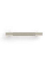 Nord - 130mm Brushed Nickel Handle (Premium Solid Brass Construction)