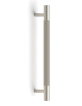 Nord - 200mm Brushed Nickel Handle (Premium Solid Brass Construction)