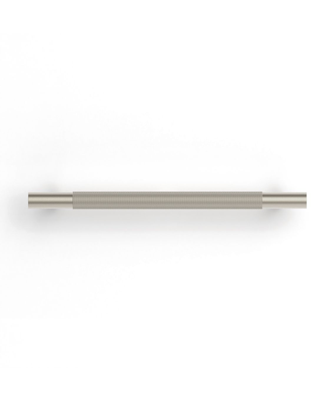 Nord - 200mm Brushed Nickel Handle (Premium Solid Brass Construction)