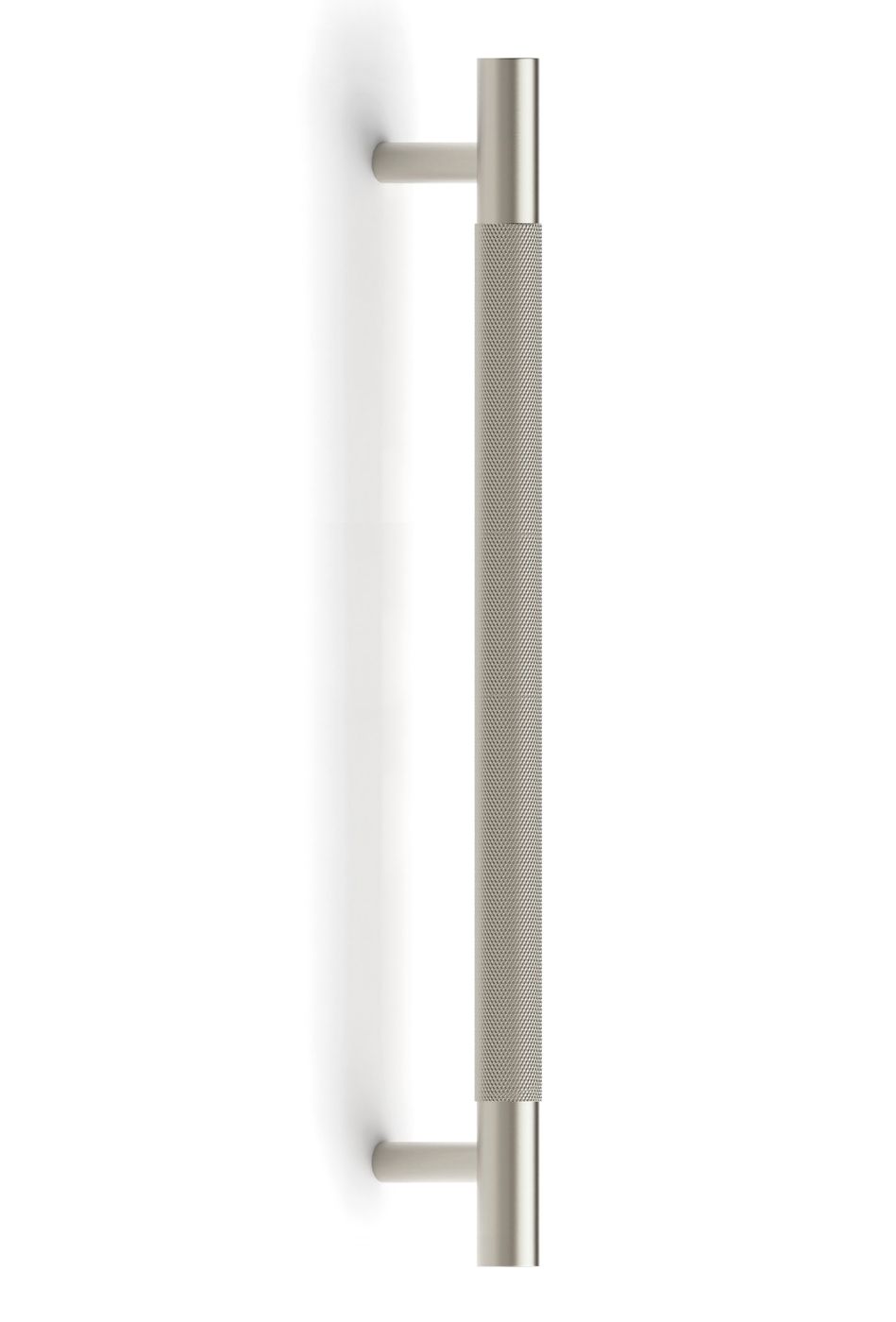 Nord - 235mm Brushed Nickel Handle (Premium Solid Brass Construction)