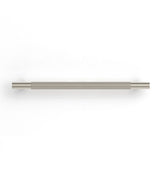 Nord - 235mm Brushed Nickel Handle (Premium Solid Brass Construction)