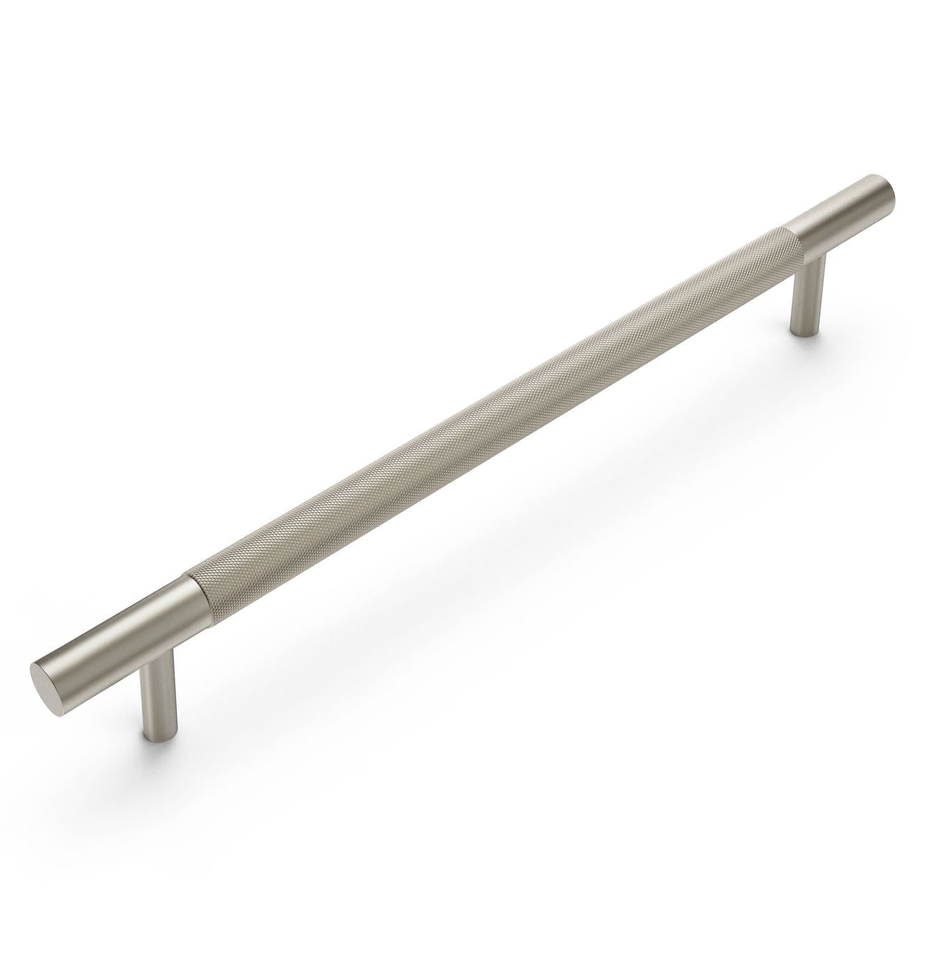 Nord - 280mm Brushed Nickel Handle (Premium Solid Brass Construction)
