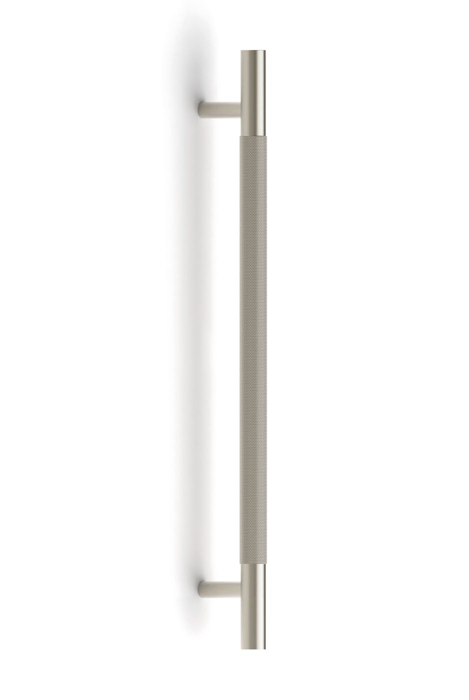Nord - 280mm Brushed Nickel Handle (Premium Solid Brass Construction)