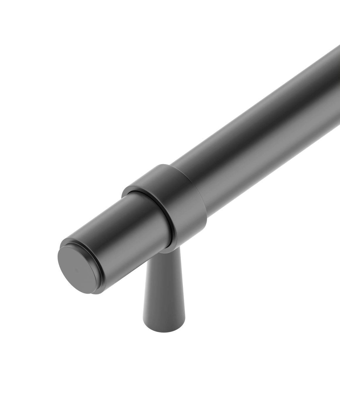 Astor - 138mm Gun Metal Handle (Premium Solid Brass Construction)