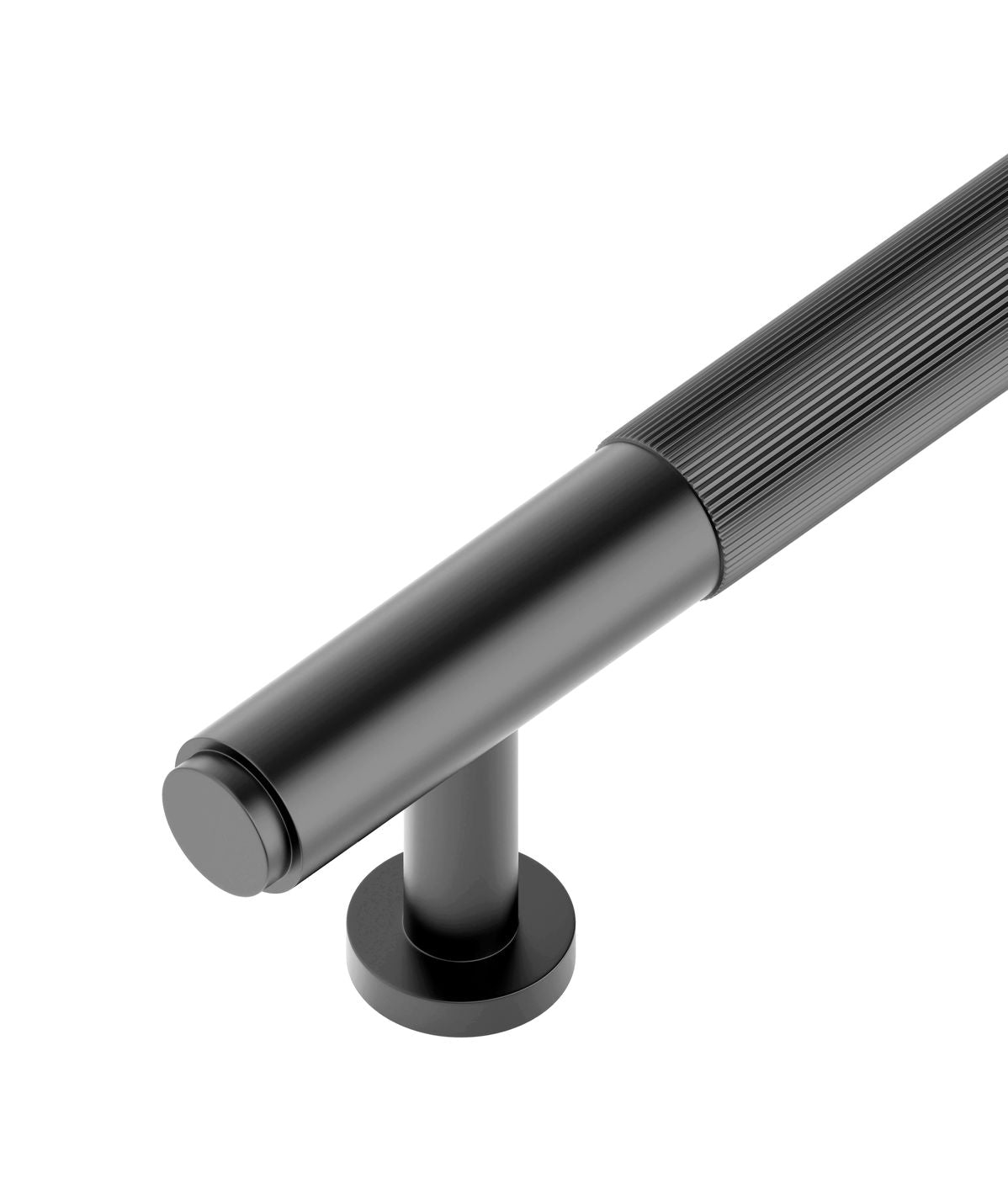 Soho - 195mm Gun Metal Handle (Premium Solid Brass Construction)