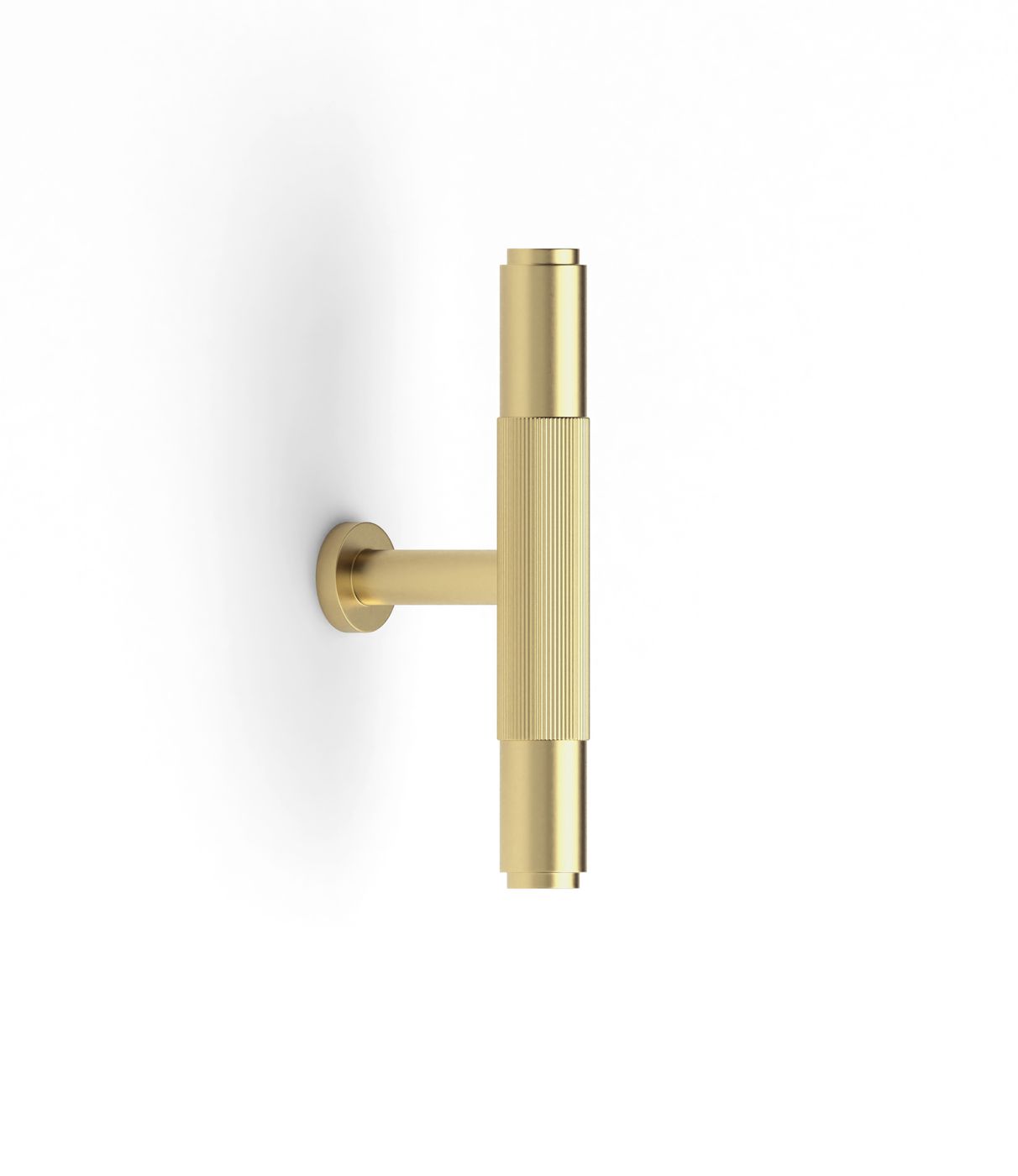 Soho - 80mm Brushed Brass Handle (Premium Solid Brass Construction)