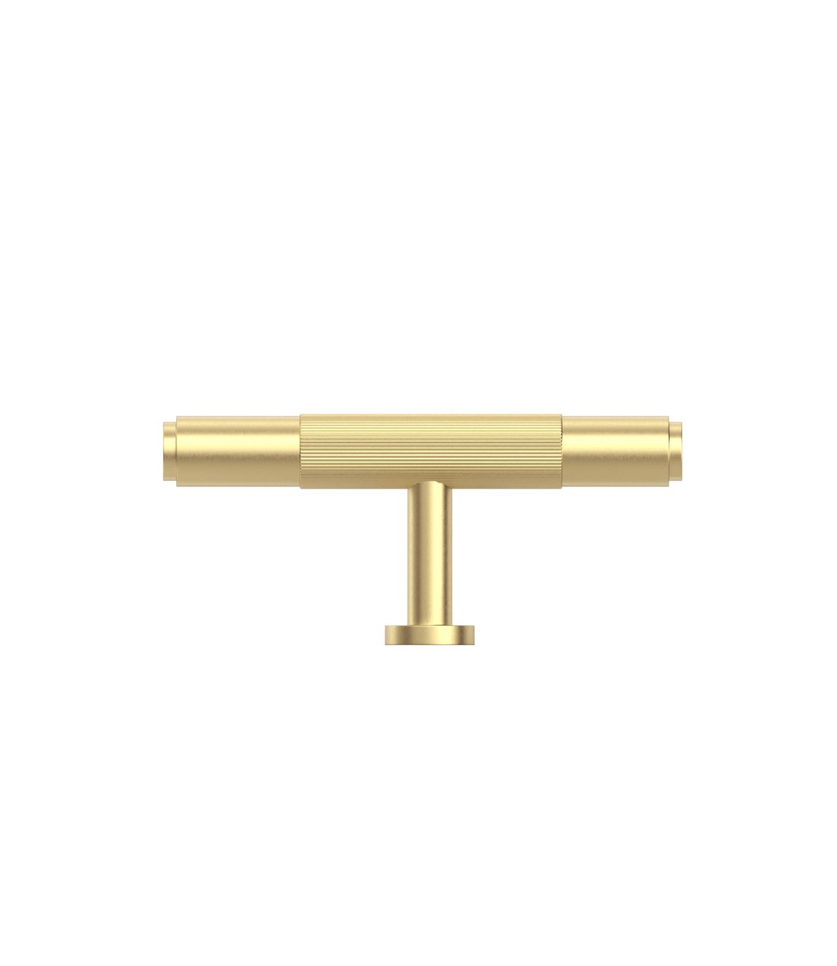 Soho - 80mm Brushed Brass Handle (Premium Solid Brass Construction)