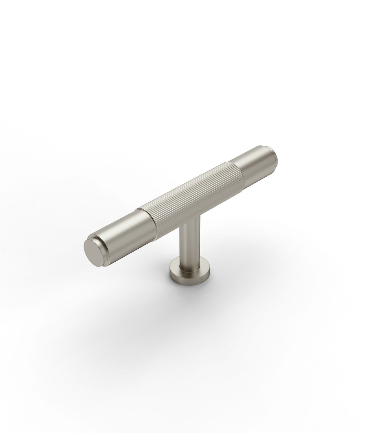 Soho - 80mm Brushed Nickel Handle (Premium Solid Brass Construction)