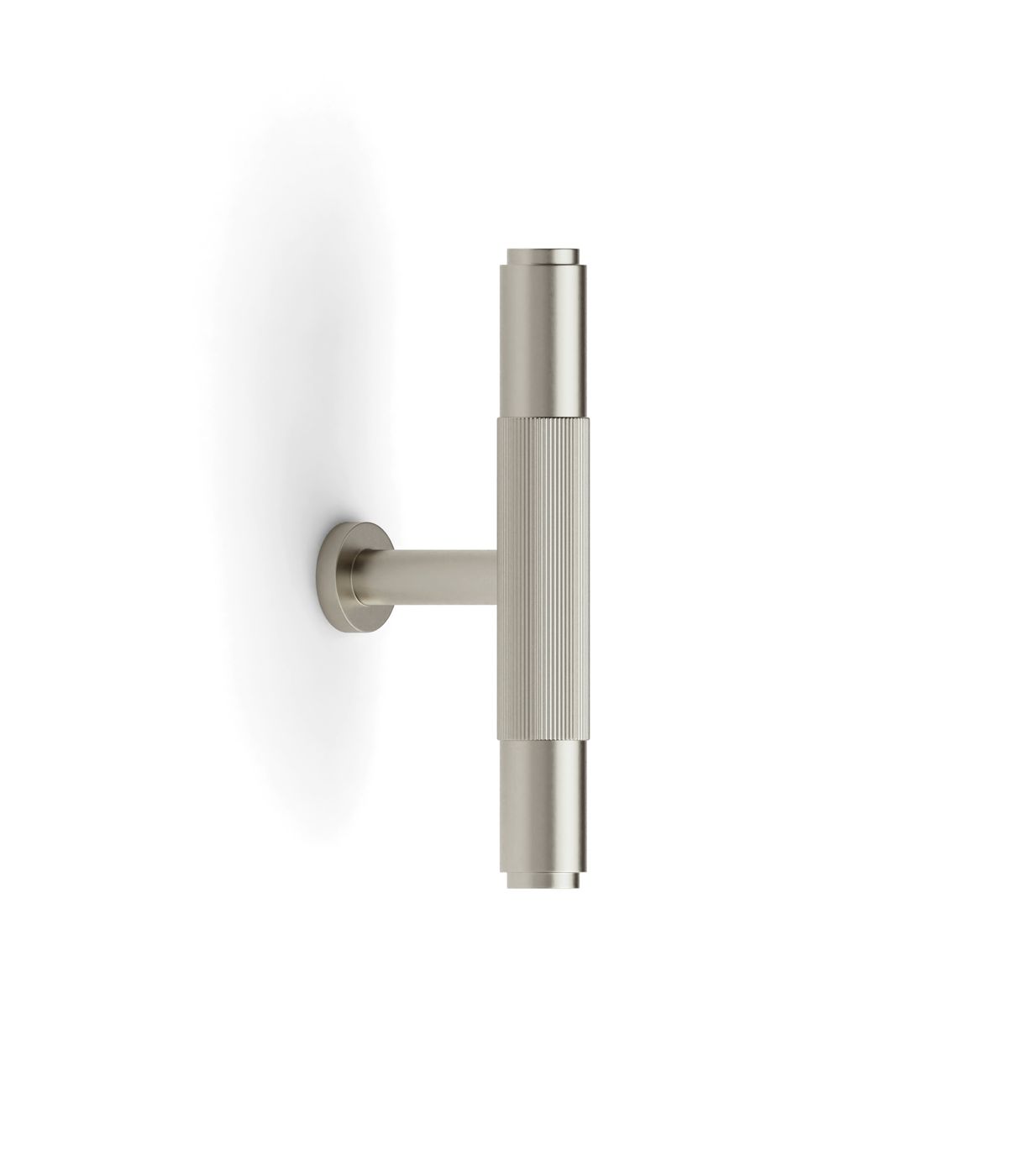 Soho - 80mm Brushed Nickel Handle (Premium Solid Brass Construction)