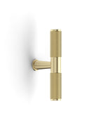 Nord - 80mm Brushed Brass Handle (Premium Solid Brass Construction)