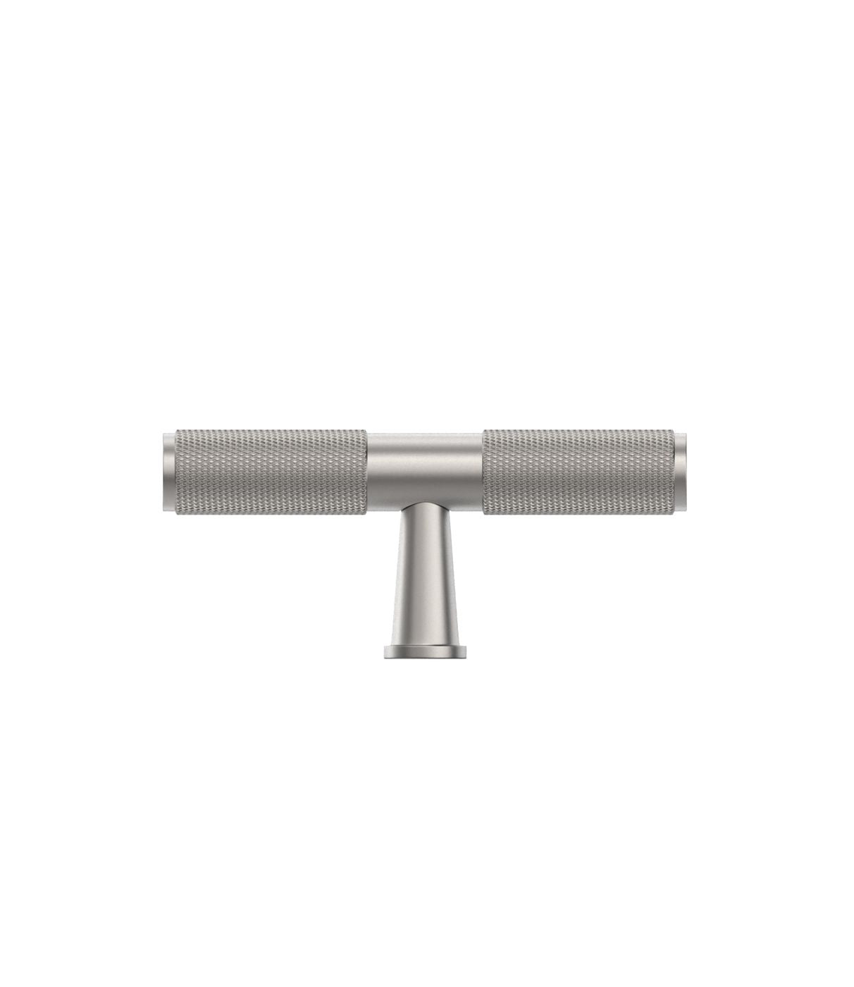 Nord - 80mm Brushed Nickel Handle (Premium Solid Brass Construction)