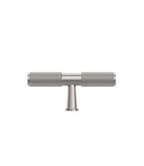 Nord - 80mm Brushed Nickel Handle (Premium Solid Brass Construction)