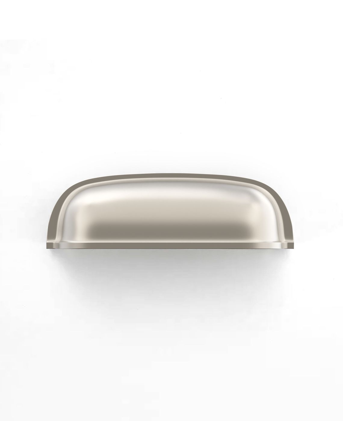 Newport - 90mm Brushed Nickel Handle (Premium Solid Brass Construction)