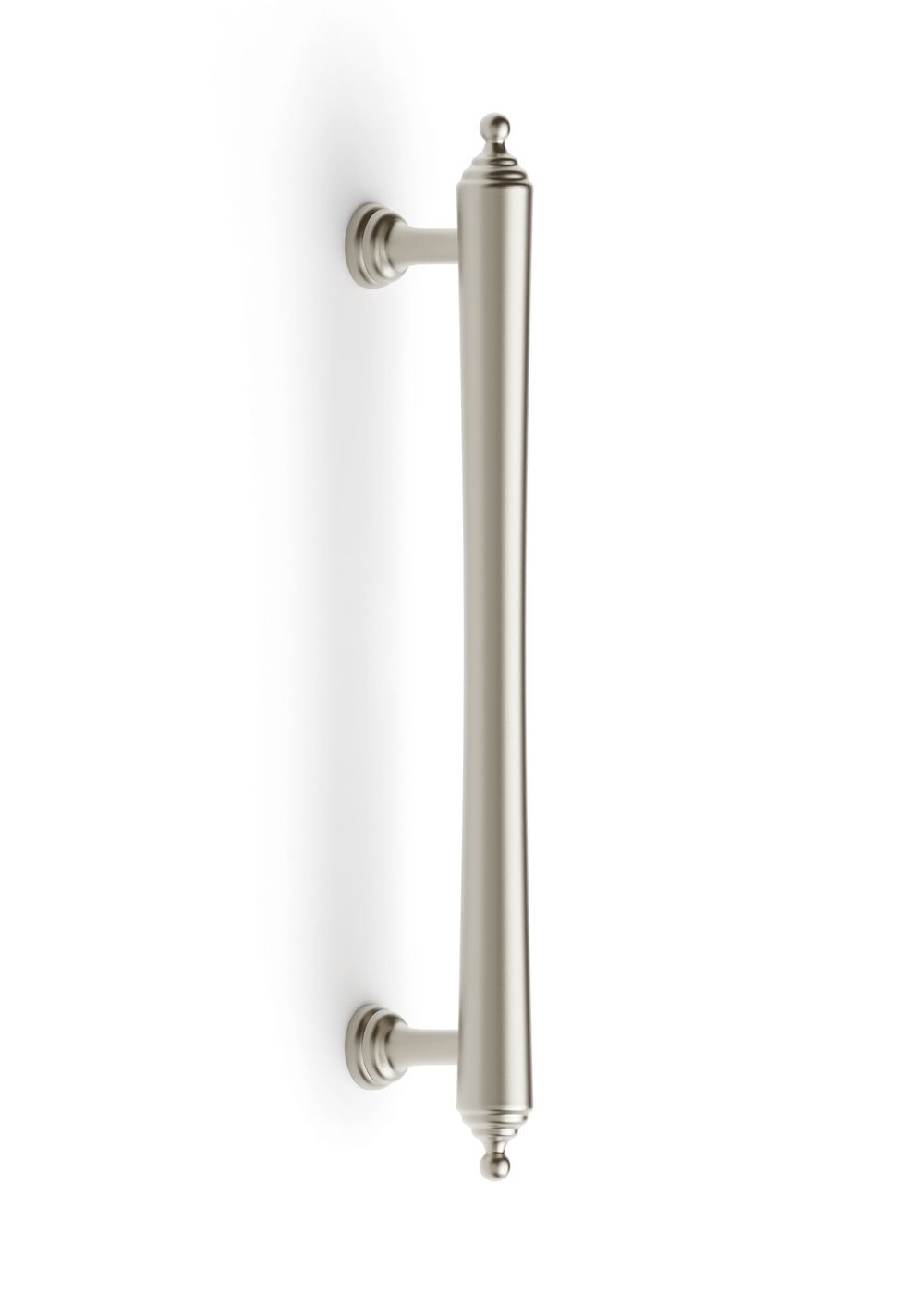 Heirloom - 171mm Brushed Nickel Handle (Premium Solid Brass Construction)