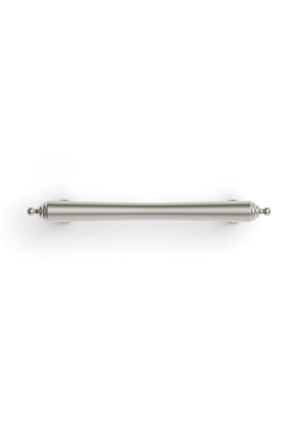 Heirloom - 140mm Brushed Nickel Handle (Premium Solid Brass Construction)