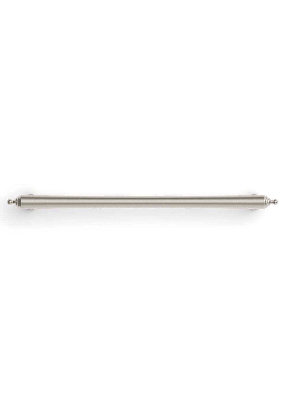 Heirloom - 233mm Brushed Nickel Handle (Premium Solid Brass Construction)