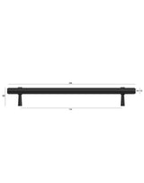 Astor - 240mm Matte Black Handle (Premium Solid Brass Construction)