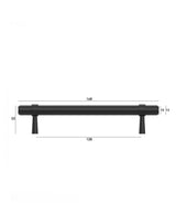 Astor - 168mm Matte Black Handle (Premium Solid Brass Construction) - alternative product view