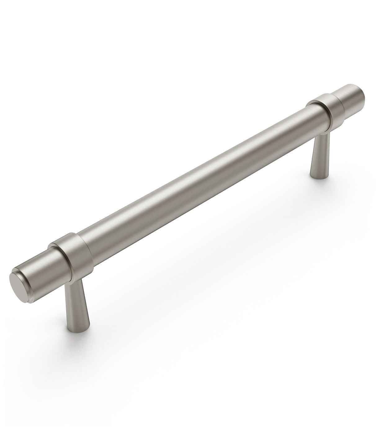 Astor - 168mm Brushed Nickel Handle (Premium Solid Brass Construction)