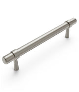 Astor - 168mm Brushed Nickel Handle (Premium Solid Brass Construction)