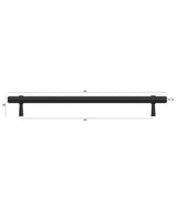 Astor - 270mm Matte Black Handle (Premium Solid Brass Construction)