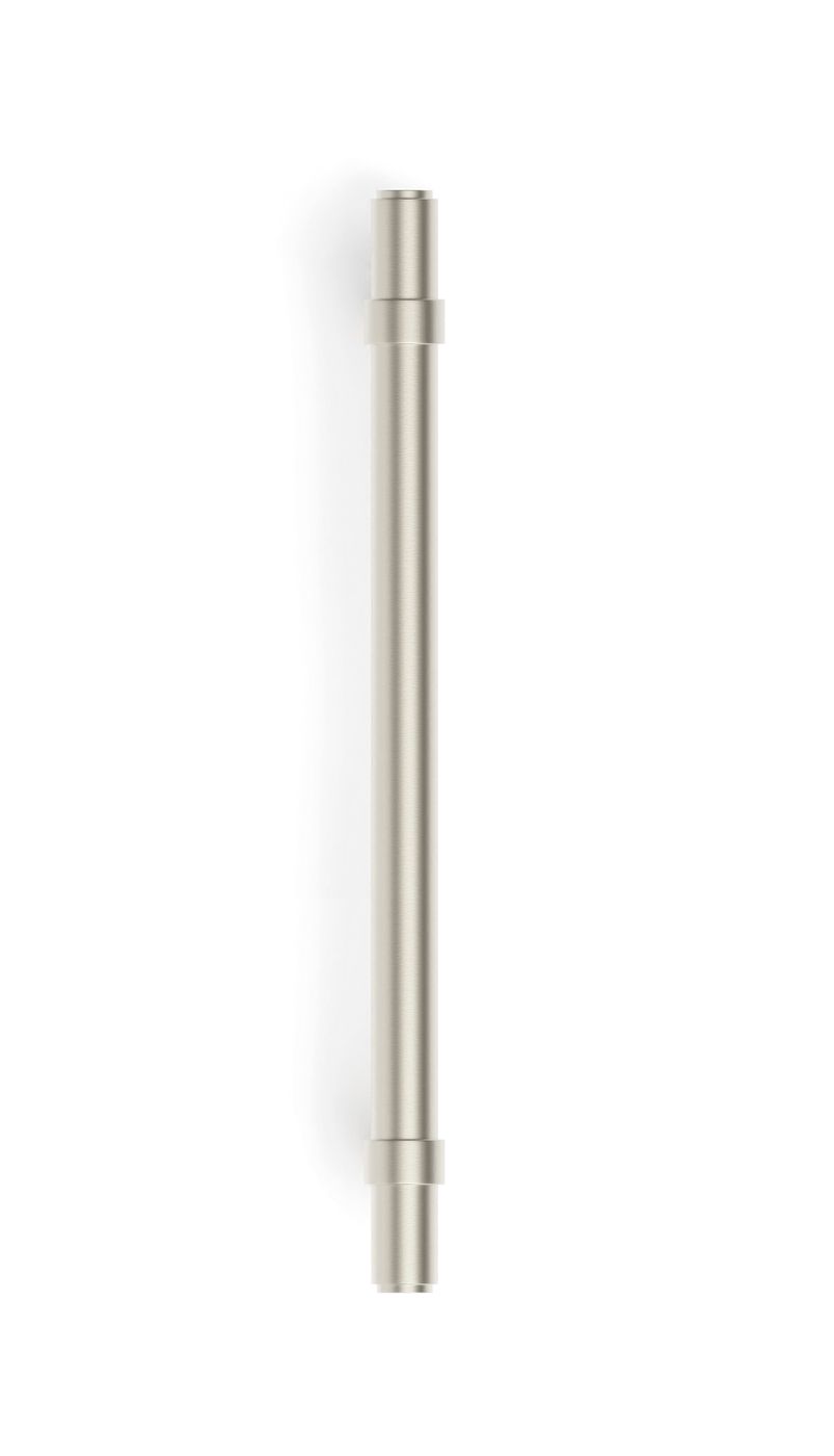 Astor - 210mm Brushed Nickel Handle (Premium Solid Brass Construction)