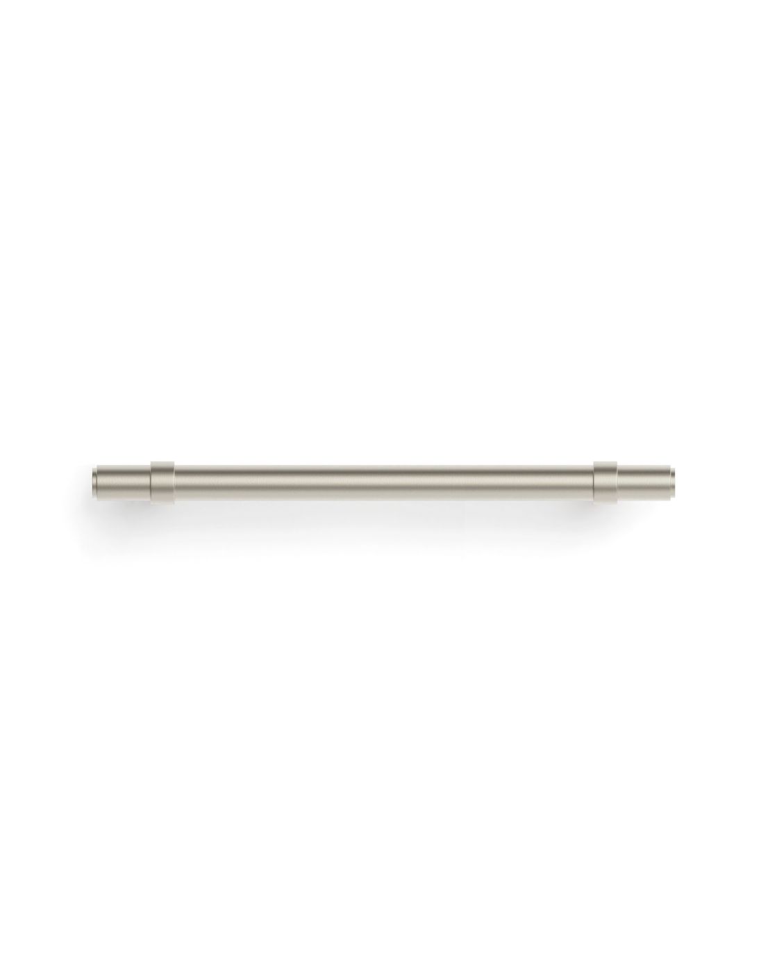 Astor - 210mm Brushed Nickel Handle (Premium Solid Brass Construction)