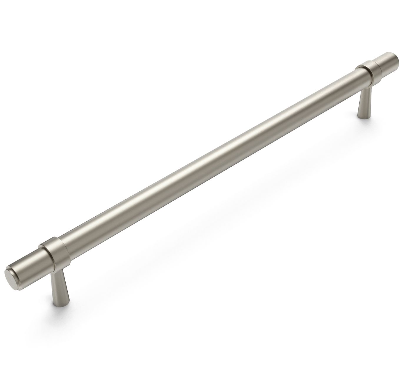 Astor - 270mm Brushed Nickel Handle (Premium Solid Brass Construction)