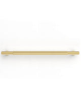 Soho - 225mm Brushed Brass Handle (Premium Solid Brass Construction)