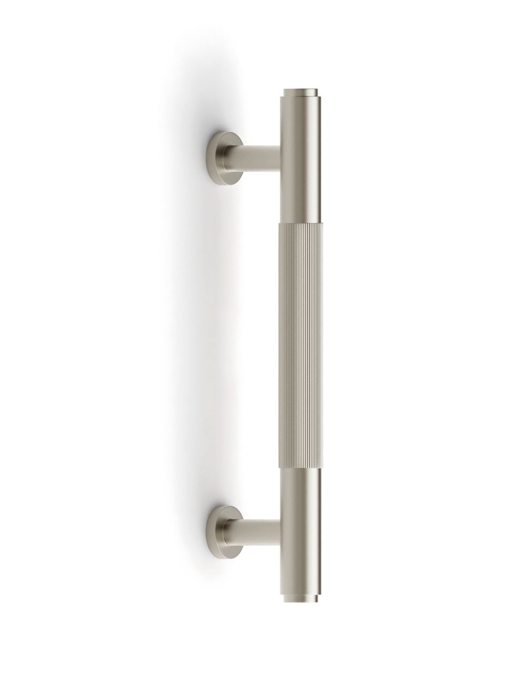 Soho - 132mm Brushed Nickel Handle (Premium Solid Brass Construction)