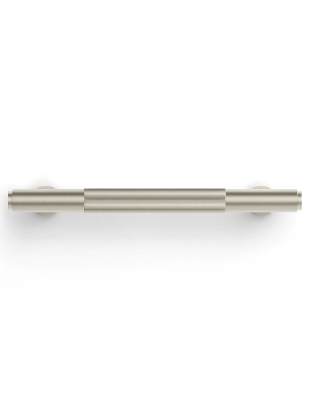Soho - 132mm Brushed Nickel Handle (Premium Solid Brass Construction)