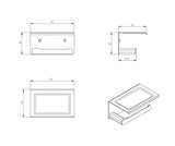 Oskar Chrome Paper Holder