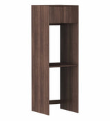 Havana Fluted Laundry 2100 Sable Walnut Tall Washing Machine Cabinet
