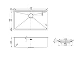 Axon Sink 77S 770x440x220 Gun Metal