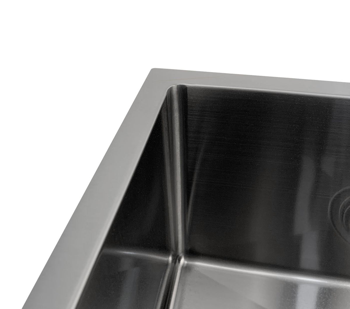 Axon Sink 77S 770x440x220 Gun Metal - angled product view